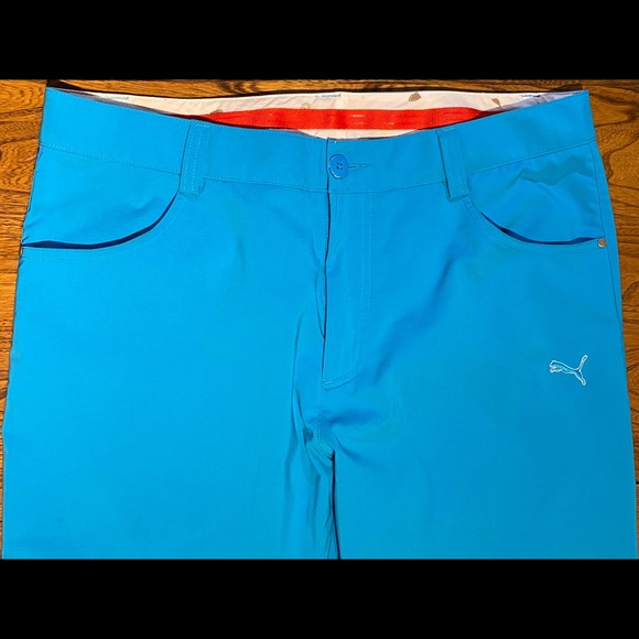 Puma Golf Blue 34 Pants - Picture 8 of 9